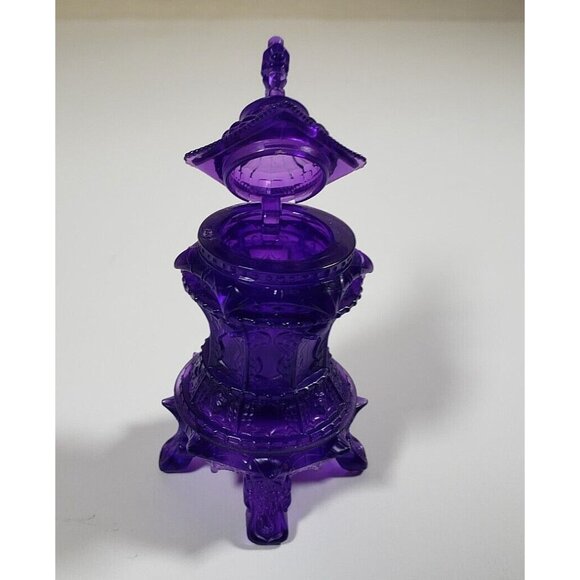 Monster High Doll Clawdeen Wolf 13 Wishes Large Purple Lantern Top Hinges Open - Picture 5 of 6